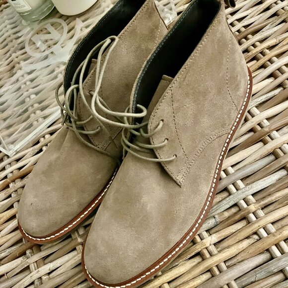 Nordstrom Chukka Boot Tan Sand  SUEDE 7M - Picture 1 of 9